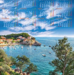 Kalendarz plakatowy Morze