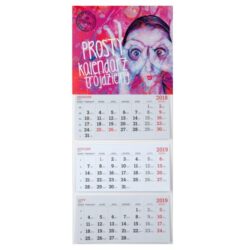 kalendarz trójdzielny prosty