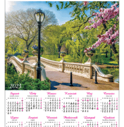 Kalendarz plakatowy Park
