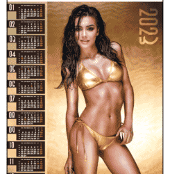 kalendarz plakatowy A26 Dziewczyna w bikini