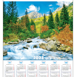 kalendarz plakatowy A27 Potok Roztoka