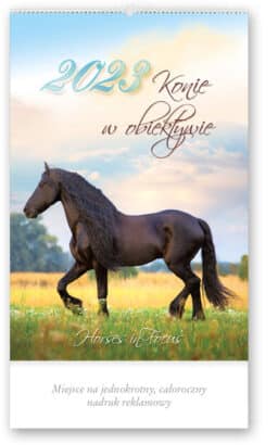 kalendarz planszowy konie