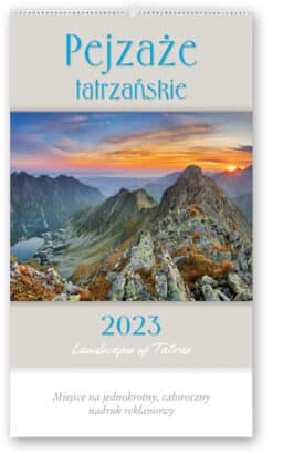 kalendarz planszowy pejzaże tatrzańskie